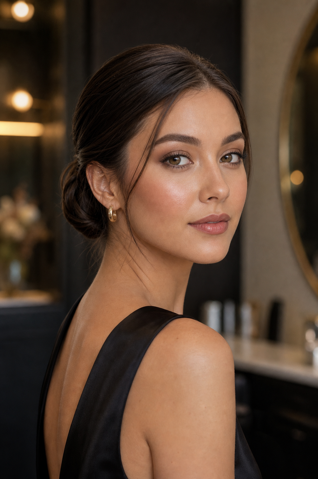 Soft glam makeup
